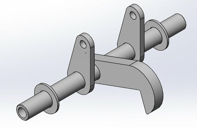 Achterstuk sluitings mechanisme- Samenstelling slu