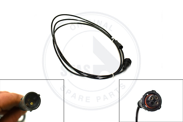 Y KABEL NAAR DIN BAJONETSLUITING - PIN 1 NAAR 1 &