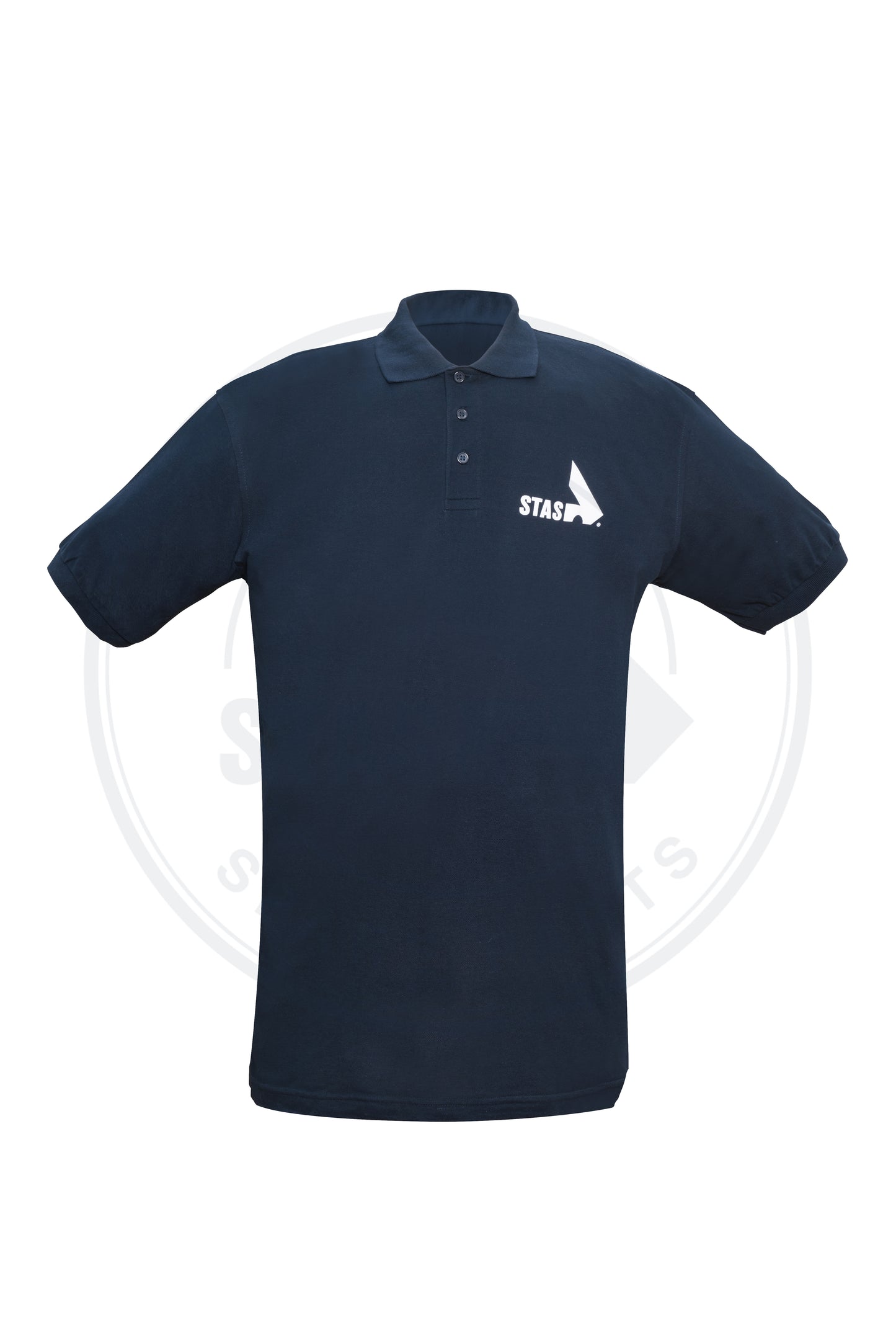 POLO "SAFRAN NAVY" MARINE BAUMWOLLE DRUCK GRÖßE "M
