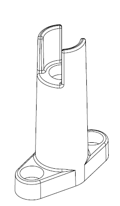 CASING - LOCKING PIN - UNDERRUN PROTECTION