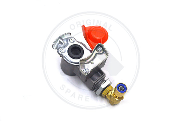 MAIN ROUGE ACCOUPLEMENT D'AIR + FILTRE + RACCORD