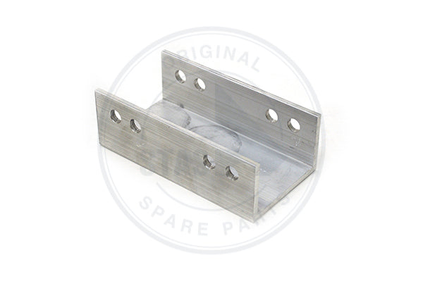 ALU "U" V TROGBEVESTIGING OP CHASSIS