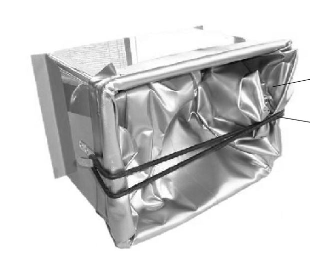 GRAANGOOT MET STOFMOUW 1350MM (WD & KLEP) ASSEMBLY