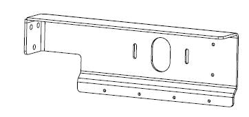 SUPPORT RÉGLABLE POUR FEU ARRIERE POUR SUPORT ASPH