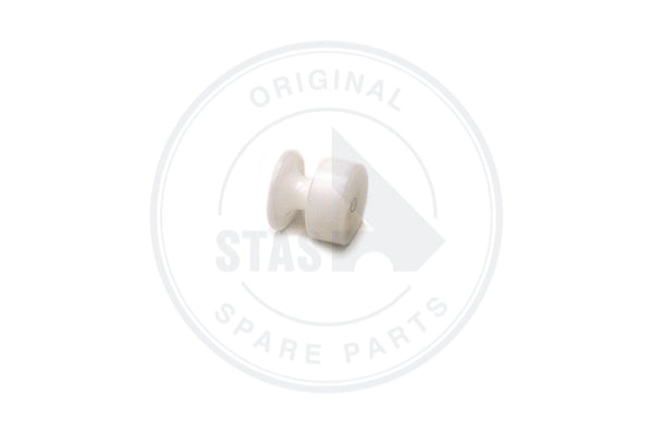 RUNDE NYLON BANDHALTERUNG BREIT 0 30 MM WEISS