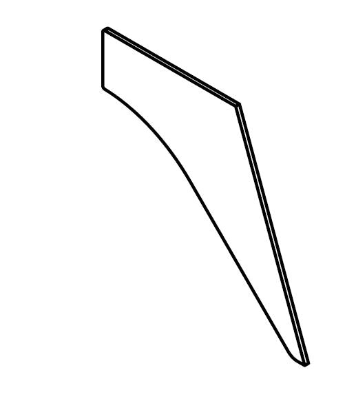 RENFORT DE COIN FACE AVANT INCLINE