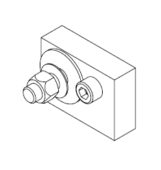 ASSEMBLY ROLSTOP (MULTI) BOUTSTOP VAST GEDEELTE
