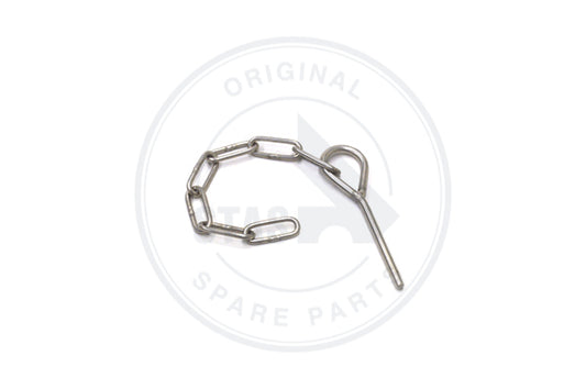 PIN + CHAIN - LOCK HOLDER REAR DOOR / SPRING STAIN