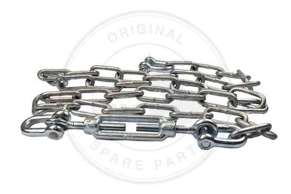 CHAIN IN THE MIDDLE AS SHEET SUPPORT