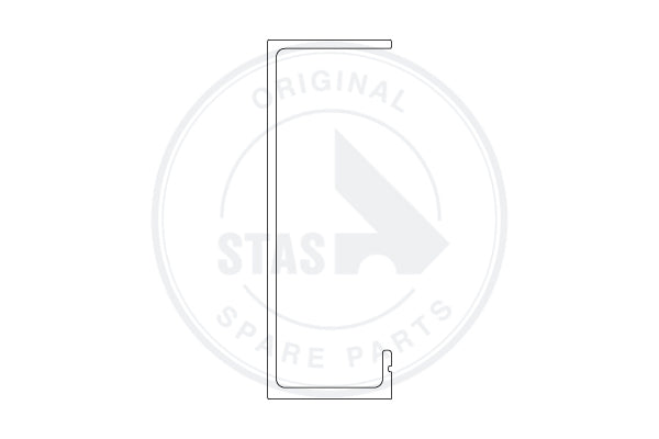 ALU EINDSTIJL ZIJWAND OSL/TP (STAS_M / STAS_BS)