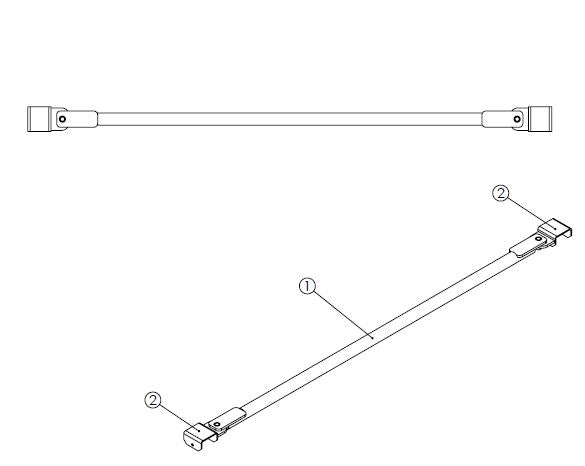 DREHBARER FLACHEN SPRIEGEL SB (AUS STAHL ROHR 2")