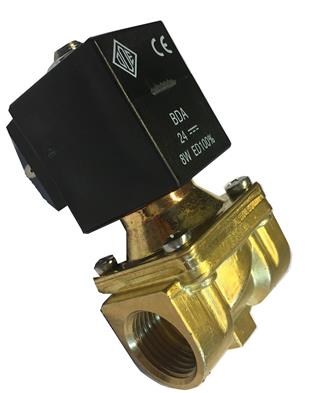 ELEKTROMAGNETVENTIL 2/2 WEGE F-F 24V CC DN10 MIT D