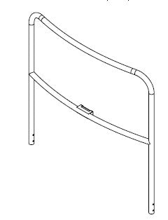 GARDE-CORPS - FM - PASERELLE BOLTÉE