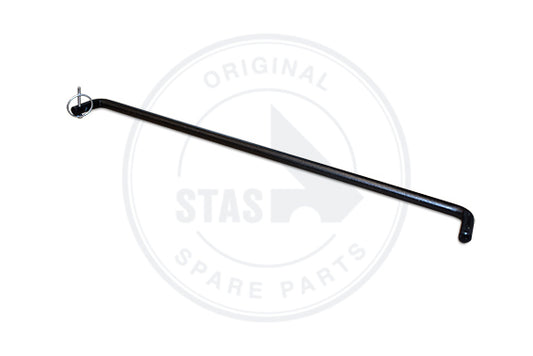 SECURING BRACKET FOR PROTECTIVE SLATS TARP