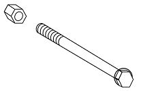 MERCEDES SCREW M 22 X1.5 X 260 LIFTAXE HT250