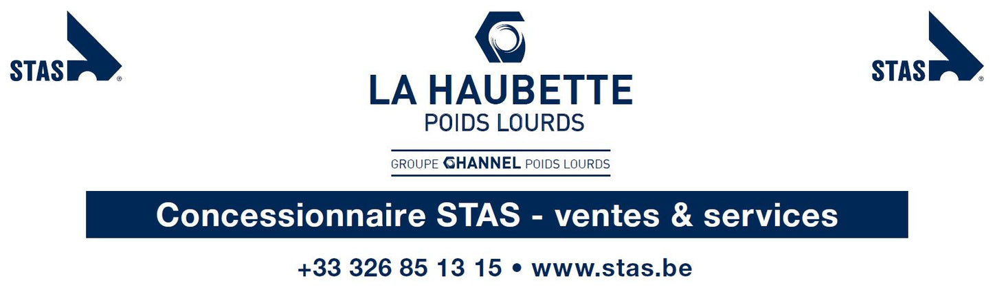 PLAQUE "LA HAUBETTE POIDS LOURDS"  STAS DEALER