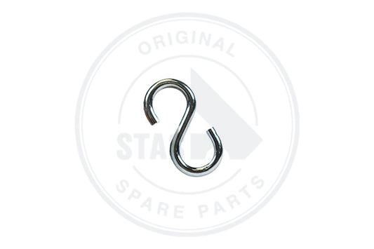 S-VORMIG HAAKJE 50 X 4 MM - OPENING DIAMETER 9 MM