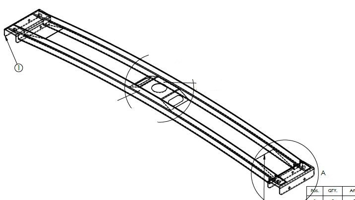 ACHTERSTE GEBOGEN 100 MM HOEPEL (FE) BIJ BANANENSL