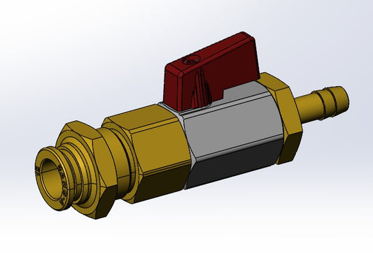 ASSEMBLY AIR CONNECTION WITH BALL VALVE