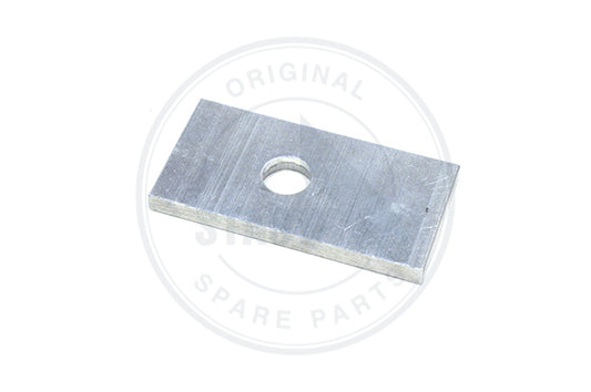 ALU PLAT VOOR BEVESTIGING LADDER AAN BAK