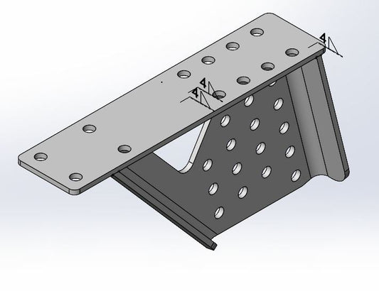 MF R58-03 Bumper - Bumper support assembly - RIGHT