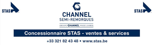 PLAAT "CHANNEL SEMI REMORQUES"  STAS DEALER