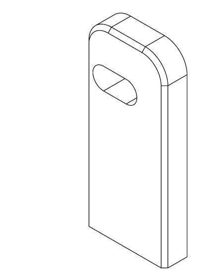 SUPPORT SUPÉRIEUR EN ALUMINIUM POUR CLINCHON PORTE