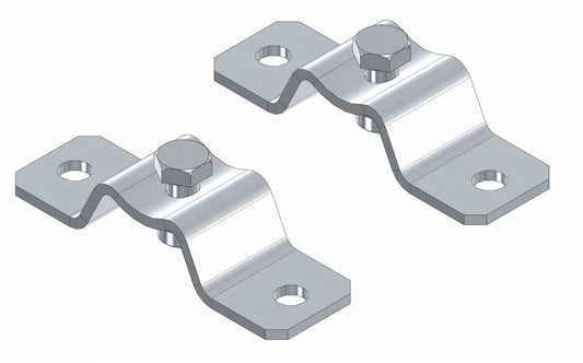 BEFESTIGUNGSSATZ AUS 2 STÜCK FÜR TÜRHALTER ALU POM