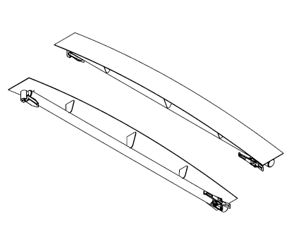 ARCEAU EN ALU ROND PLIE TPX UK AVEC LARGE PLAQUE