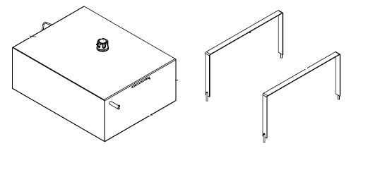 OLIETANK + 2 SUPPORTS