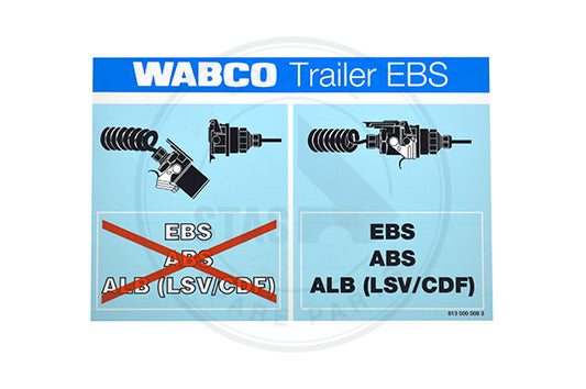 WABCO "TRAILER EBS"  STICKER