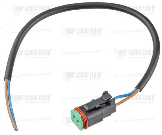 KABEL + DEUTSCH STEKKER G(S)02, LENGTE 300MM