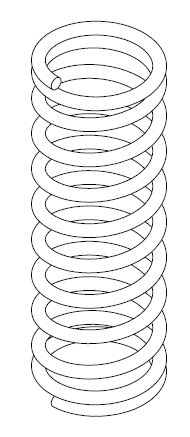 SPRING - LOCKING PIN - UNDERRUN PROTECTION