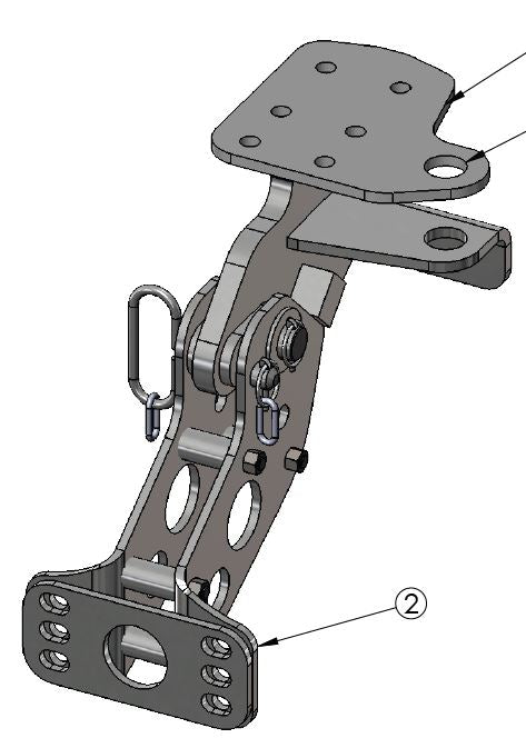 STOSSFÄNGERTRÄGER RS-URS - MANUELL - LINKS