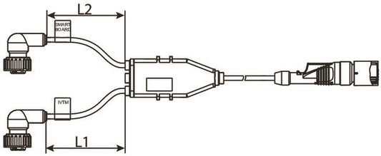 OPTITIRE / SMARTBOARD "Y" CABLE WITH SOCKET (6 MET