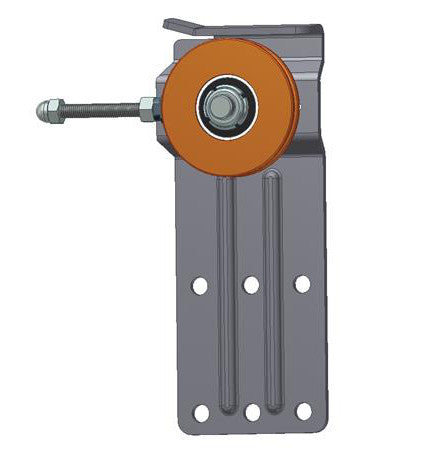 ACHTERSTEUN POELIE KABELROL 295MM LINKS - 90° DEUR