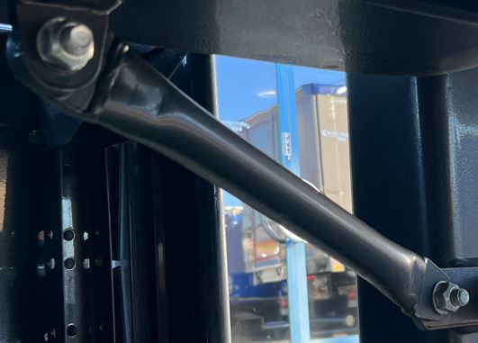 STÜTZBEINABSTREBUNG 340 MM STAHL KOMPLET