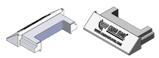 1 STUK CARGO FLOOR ALUMINIUM EINDKAP 156,8 MM VOOR