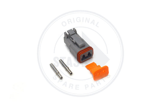 STEKKERSET DEUTSCH DT06-2S VOOR SPOEL SOLENOID (HY