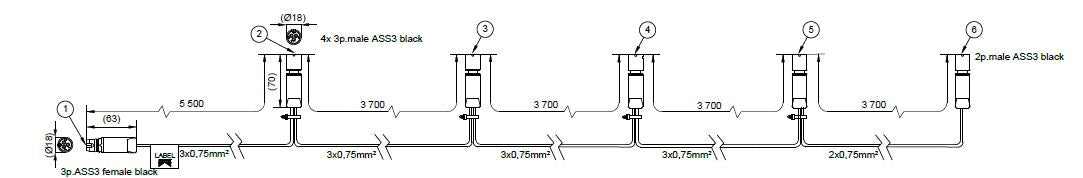 SML CHAIN 3.AD/AS3VR/4XSML/1XTOP