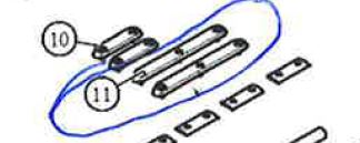 4 MAAL LANGE ZIJWANDBESCHERMERS + BEVESTIGINGSMATE