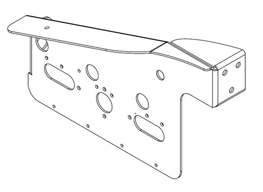 VERSTELBARE SUPPORT ACHTERLICHTEN UNIVERSEEL (EURO