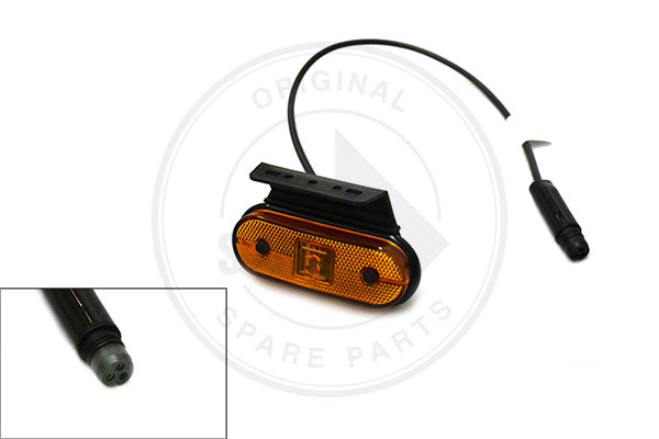 ASPOCK UNIPOINT SEITENMARKIERUNGSLEUCHTE ORANGE /H