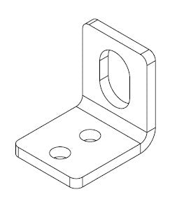 BUMPER TUBE MUDFLAP HOLDER