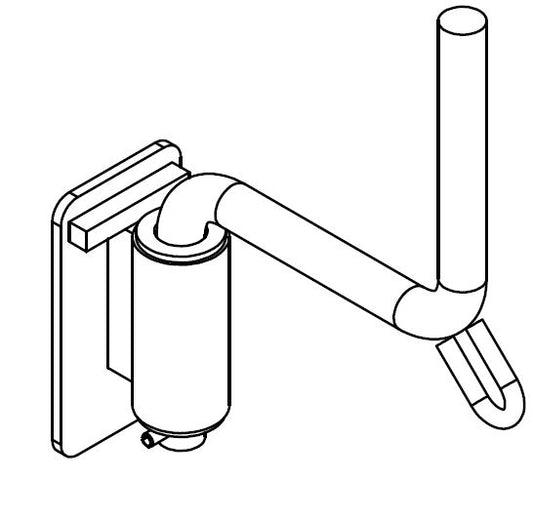 DRAAIBARE ROLSTOP (UIT INOX BUIS DIAM 20MM)