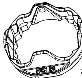 Raufoss - ABC - Rotolock - M22 (SW28) - HD female