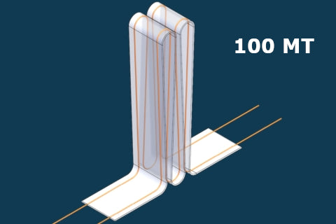 STRIP POLYETHYLEEN MM 75 X 2 MM X 100 M