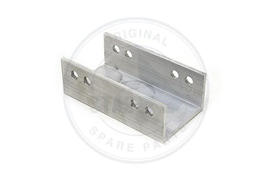 ALU "U" V TROGBEVESTIGING OP CHASSIS