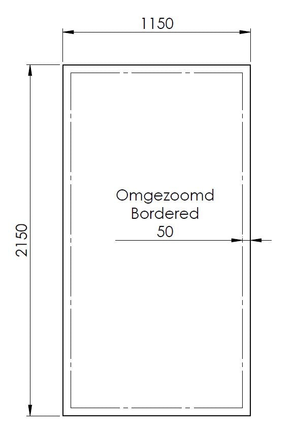 AFSCHERMDOEK BIETENREK 1 ZIJDE (PANAMA) - SIO 7500