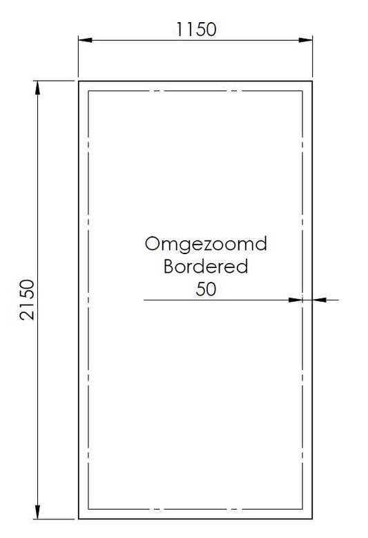 AFSCHERMDOEK BIETENREK 1 ZIJDE (PANAMA) - SIO 7500
